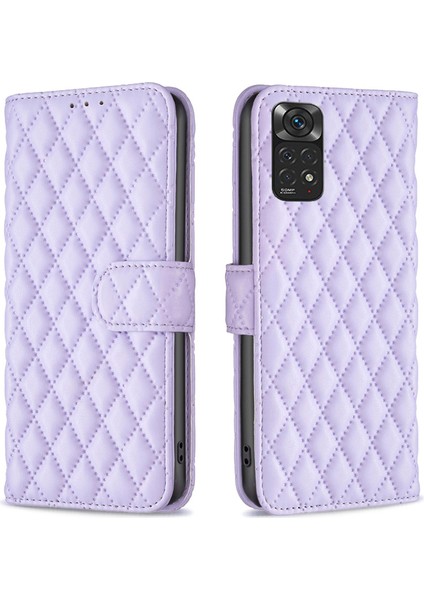 Xiaomi Redmi Için Note 11 4g (Qualcomm)/not 11S 4g Mat Pu Deri Deri Telefon Kılıf Ranavra Baskılı Cüzdan Standını Tam Koruma Kapak-Moral (Yurt Dışından)