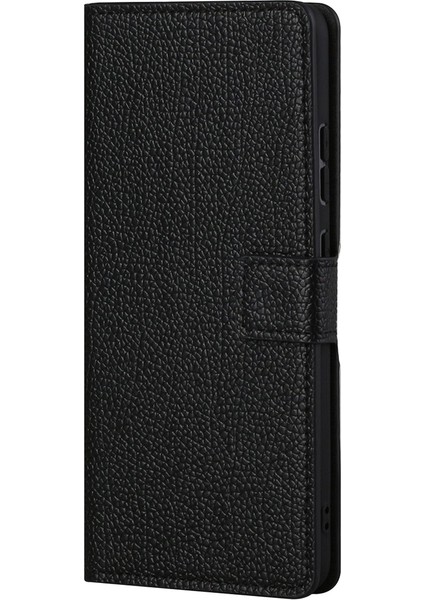 Xiaomi Redmi Için Note 12 Pro 4g/11 Pro 4g (Mediatek)/note 11 Pro 5g (Qualcomm) Litchi Doku Telefon Kapağı Pu Deri Stand Cüzdan Kılıfı (Yurt Dışından) fiyatları