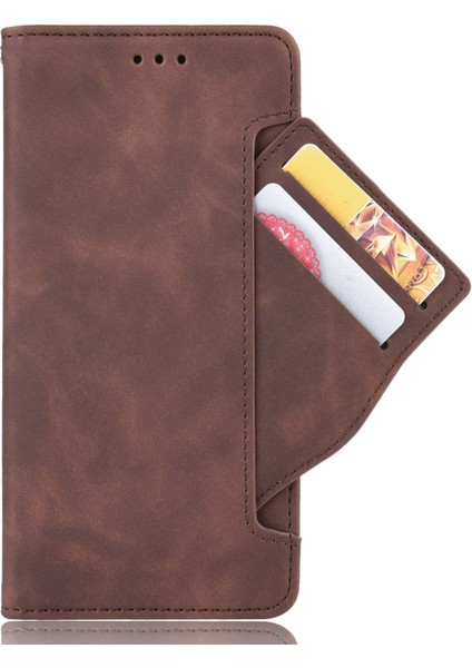 Çoklu Kart Yuvası Stand Tasarım Cüzdan Deri Telefon Kılıfı Xiaomi Redmi Note 10 5g/poco M3 Pro 5g/4g-Brown (Yurt Dışından) fiyatları