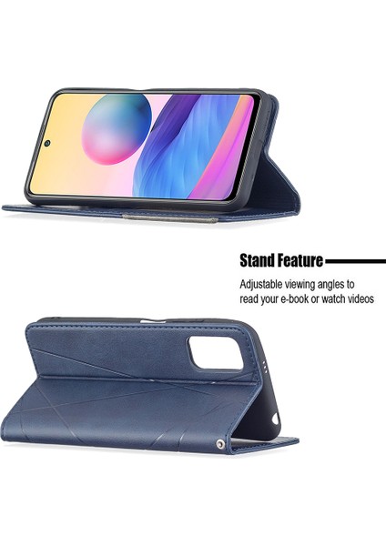 Geometrik Desen Xiaomi Poco M3 Pro 4g/5g/redmi Için Otomatik Absorbed Cüzdan Deri Stand Kılıfı (Yurt Dışından) fiyatları