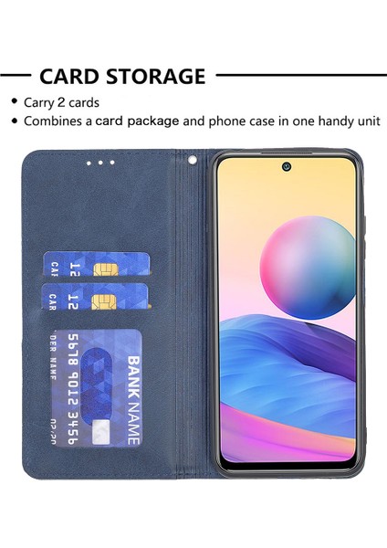Geometrik Desen Xiaomi Poco M3 Pro 4g/5g/redmi Için Otomatik Absorbed Cüzdan Deri Stand Kılıfı (Yurt Dışından) fırsatları