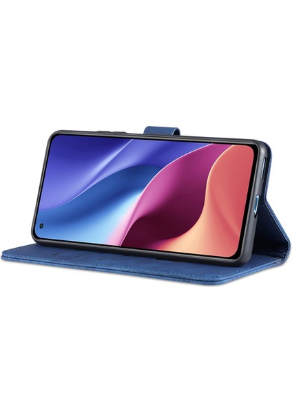 Cüzdan Deri Manyetik Kapanma Folio Flip Stant Standı Kapağı Xiaomi Mi 11 Lite 4g /5g /11 Lite 5g Ne-Rose Altın (Yurt Dışından)