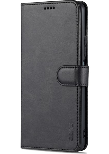 Cüzdan Deri Manyetik Kapanma Folio Flip Stant Kasa Kapağı Xiaomi Mi 11 Lite 4g /5g /11 Lite 5g Ne-Black (Yurt Dışından)