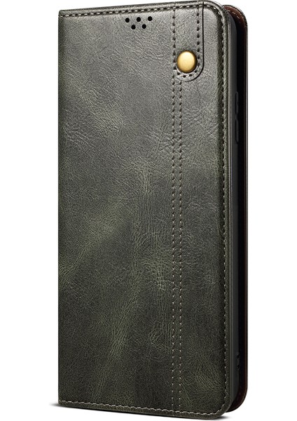 Cüzdan Stand Tasarımı Xiaomi Redmi Için Otomatik Absorbed Yağ-Beyaz Deri Telefon Kılıfı Note 10 Pro 5g (Çin)/xiaomi Poco X3 Gt-Green (Yurt Dışından) fiyatları