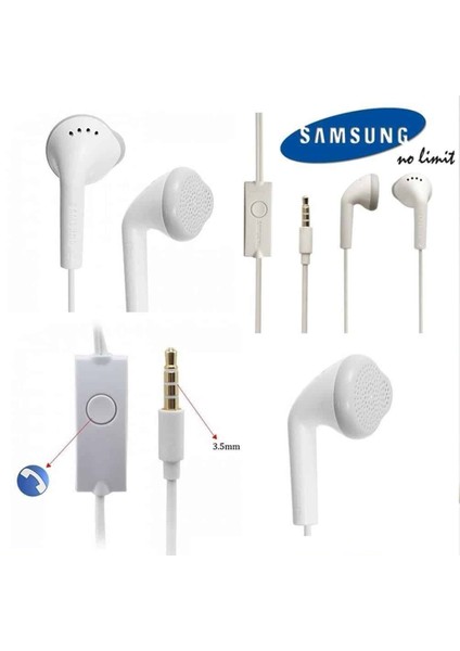Samsung 5830 Jak 3.5mm Girişli Mikrofonlu Kablolu Kulaklık
