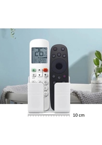 Duvara Yapışan Telefon Kumanda Tutucu Aparat Yapışkanlı 1 Adet modelleri