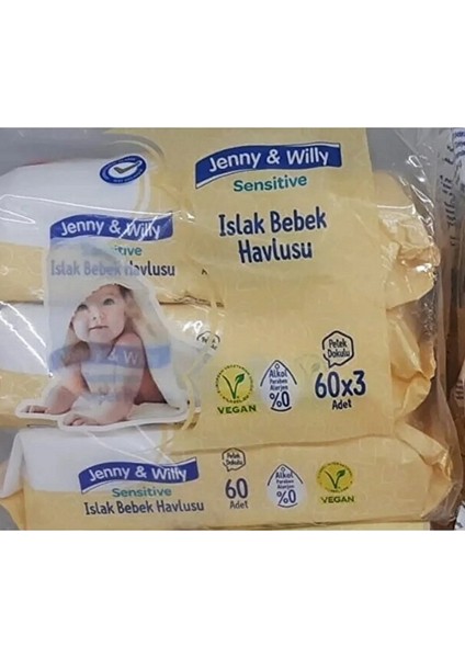 Sensitive Islak Bebek Havlusu 60X3 modelleri