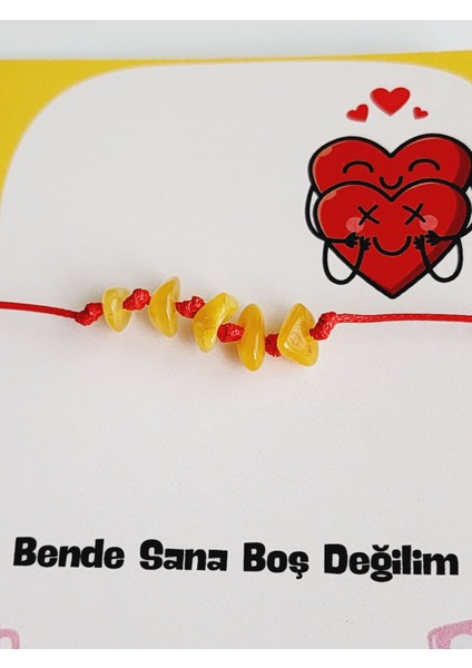 Bende Sana Boş Değilim Kehribar Asansörlü Bileklik fiyatları