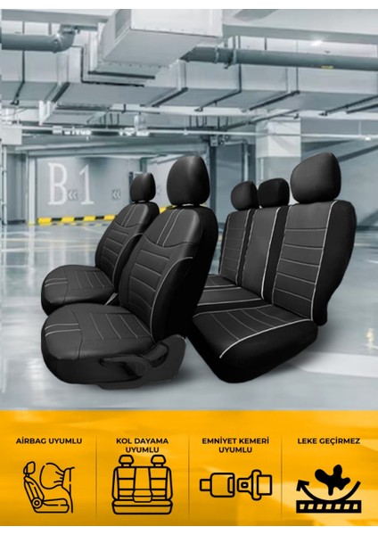 Mini Countryman Serisi Binek ve Tic. Araçlar Için Uyumlu Elegance Deri Modüler Koltuk Klf Set modelleri