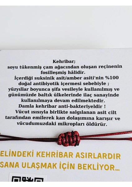 Asansörlü Kehribar Unisex Bileklik Kırmızı Ip Bileklik modelleri