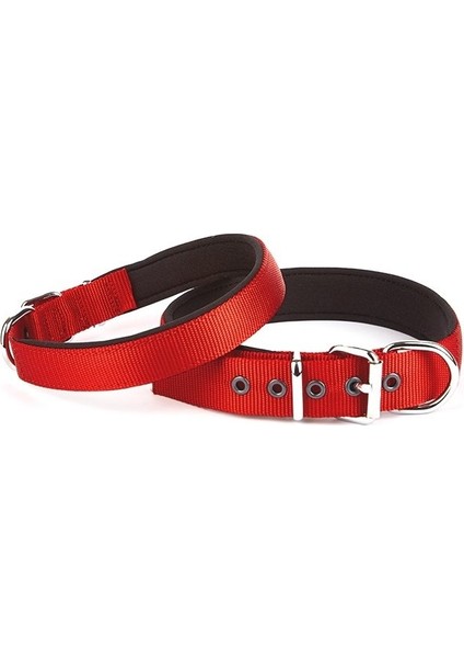 Seri Dokuma Köpek Boyun Tasması 4 x 57 x 65 cm Kırmızı
