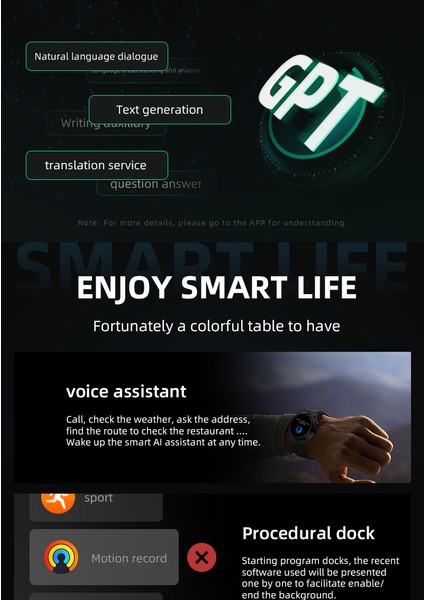 Yuvarlak Tasarım Akıllı Saat Edge Tam Ekran Gpt 3.0 2024 Tüm Telefonlara Uyumludur