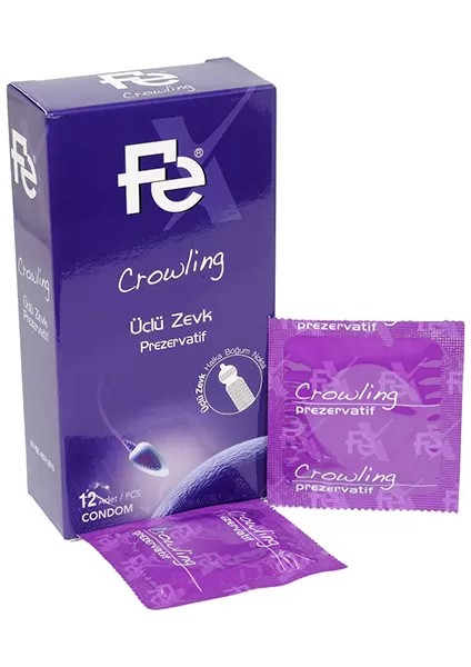 Crowling Tırtıklı Prezervatif 12 Li