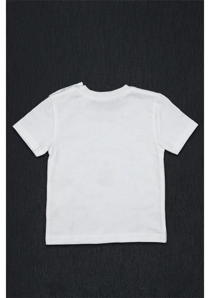 Kız Bebek Beyaz Monna Rosa Esneyen Ayıcık Detaylı Yazlık Tişört fiyatları