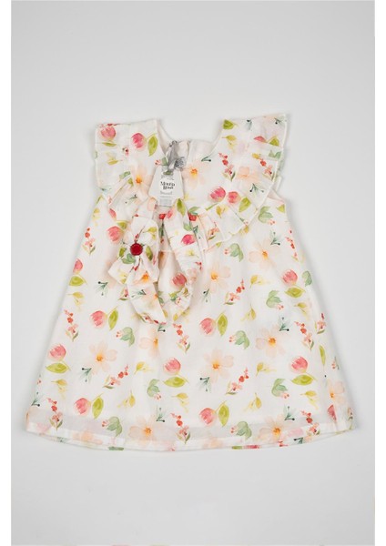 Kız Bebek Çiçekli Elbise