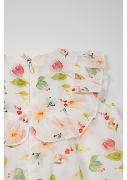 Kız Bebek Çiçekli Elbise modelleri