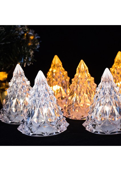 Vıp Gün Işığı LED Işıklı Çam Ağacı Mini Çam Ağacı Işıklı Yılbaşı Ağacı Warm Light LED Noel Tree fırsatları