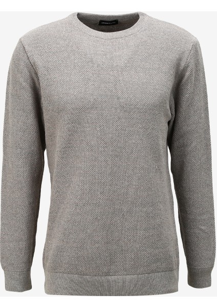 Bisiklet Yaka Standart Bronz Erkek Kazak 4A4924100056