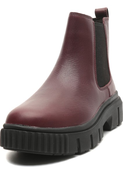 TB0A2QHQC601 Timberland Mıd Chelsea Boot Kadın Spor Ayakkabı Bordo fiyatları