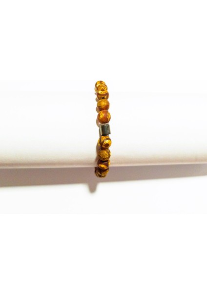 Tibet Akik 8mm Doğal Taş Bileklik fırsatları