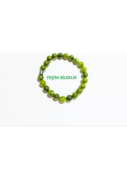 Yeşim 8mm Doğal Taş Bileklik