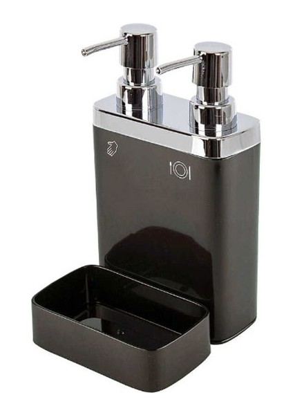 Viva 2'li Sıvı Sabunluk Süngerli Kahverengi