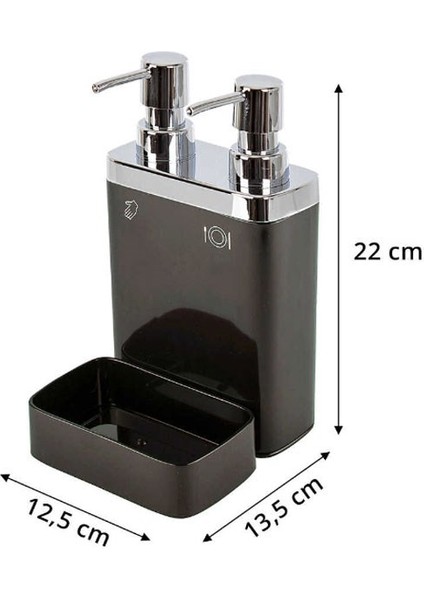 Viva 2'li Sıvı Sabunluk Süngerli Kahverengi fiyatları