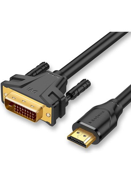 HDMI DVI Kablosu HDMI Dvı-D 24 + 1 Pin Adaptörü 1080 P DVI D Erkek HDMI Erkek Dönüştürücü Kablosu Hdtv DVD Projektör Için (Yurt Dışından)