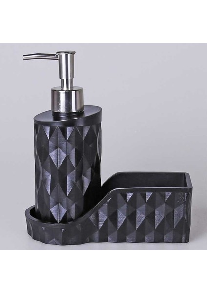 Prizma Mutfak Sıvı Sabunluk Siyah