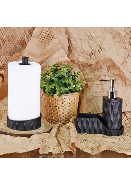 Prizma Mutfak Sıvı Sabunluk Siyah modelleri