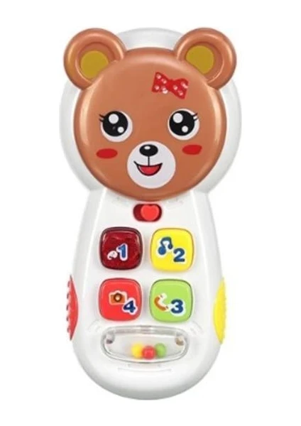 Zey Toys Zeytoys ZEY2023 Müzikli Telefon,oyuncak Müzikli Işıklı Aynalı Telefon