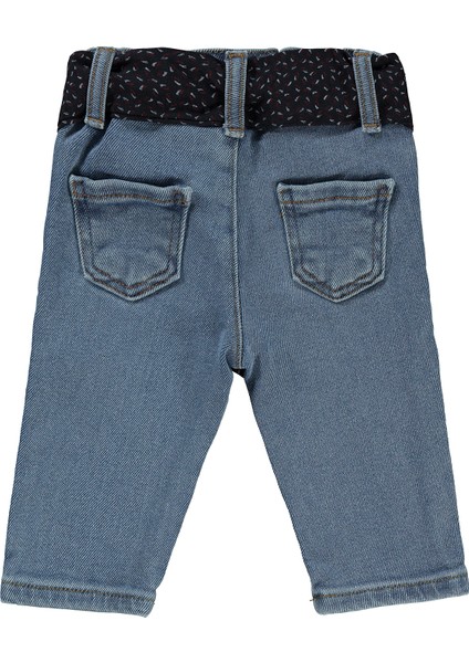 Kız Bebek Kot Pantolon 6 - 18 Ay Açık Mavi fiyatları