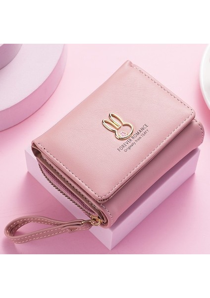 Bayanlar Cüzdan Kız Kısa Moda Basit Bozuk Para Cüzdanı (Yurt Dışından)
