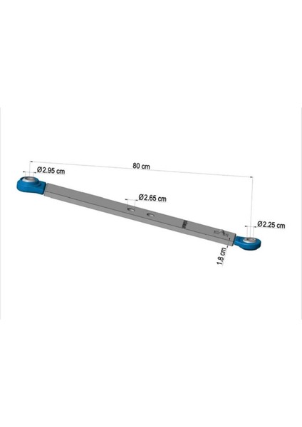 Bir Ucu Büyük Yan Kol 90X18 (Dyptt-13) fırsatları