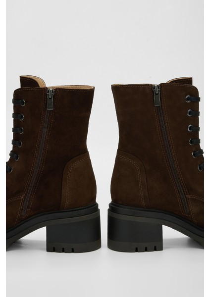 Kadın Kahverengi Süet Deri Casual Bot 957 40301 Bn Bot SK23/24 modelleri