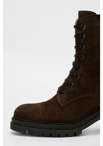 Kadın Kahverengi Süet Deri Casual Bot 957 40301 Bn Bot SK23/24 fırsatları