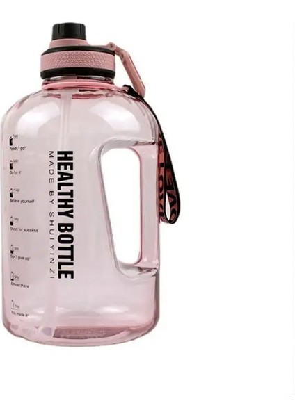 Motivasyon Su Matarası 2200 ml Suluk Spor Su Şişesi - Bpa Içermez