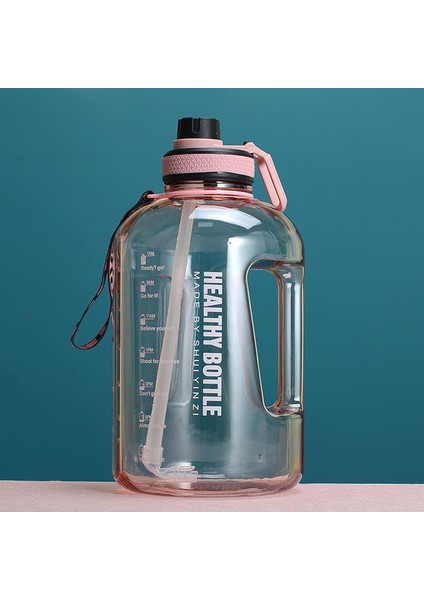 Motivasyon Su Matarası 2200 ml Suluk Spor Su Şişesi - Bpa Içermez
