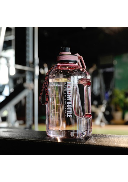 Motivasyon Su Matarası 2200 ml Suluk Spor Su Şişesi - Bpa Içermez