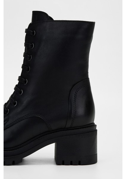 Kadın Siyah Deri Casual Bot 957 40301 Bn Bot SK23/24 indirimleri