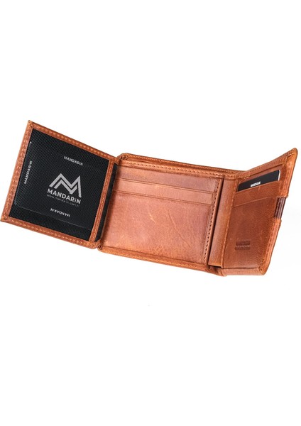 Mandarin | Full Grain Seul Erkek Deri Cüzdan