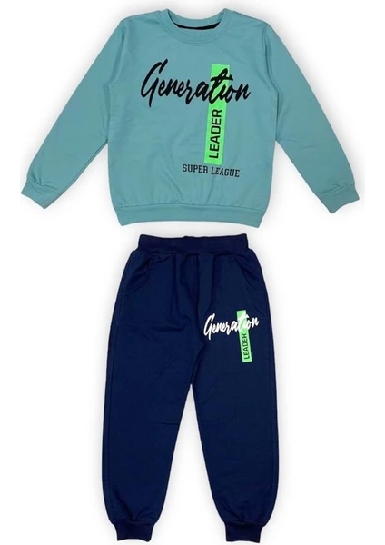 Mnk Baby & Kids Ikiiplik Unisex Çocuk Eşofman Takım MNK0553