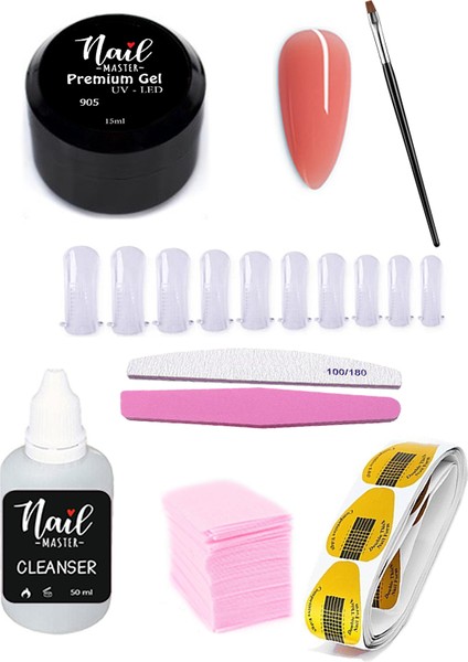 Nail Master Protez Tırnak Uv Jel Seti 905- Cover Pink