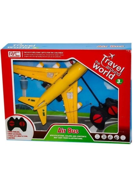 Zeytoys Kumandalı Uçak ZEY2024,EĞLENCELI Işıklı Oyuncak Uçak