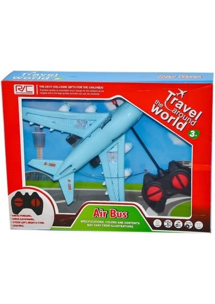 Zeytoys Kumandalı Uçak ZEY2024,EĞLENCELI Işıklı Oyuncak Uçak