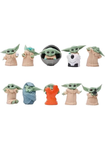 10 Yıldız Savaşları Yoda Bebek Süs Oyuncakları (Yurt Dışından)