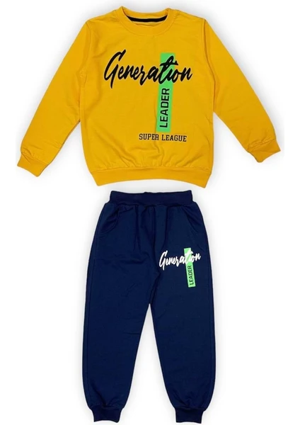 Mnk Baby & Kids Ikiiplik Unisex Çocuk Eşofman Takım MNK0553