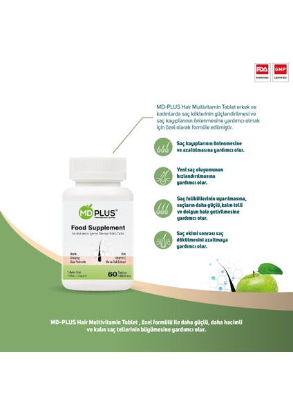 Hair Multivitamin 60 Tablet indirimleri
