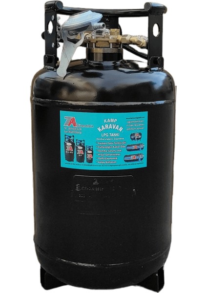 7A Mühendislik Karavan ve Tekne Marina Lpg Tankı 30 Litre Tak Kullan Hazır Set