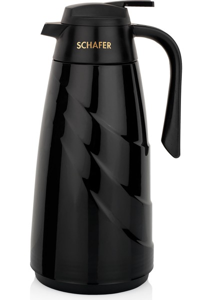 Kitchenhouse Mimoza 1,5 L Cam Termos-Siyah fiyatları